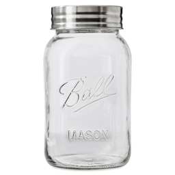 Ball Mason Jars and Lids - 32 oz, Regular Mouth
