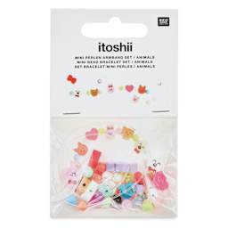 Rico Design Itoshii Mini Beaded Bracelet Kit - Chingu Animals front of packaging