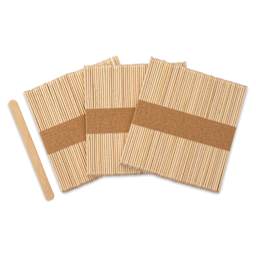 Creative Arts by Charles Leonard Craft Sticks - Pkg of 150, Regular, Neutral, 4-1/2" x 3/8" with single stick