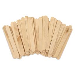 Creative Arts by Charles Leonard Craft Sticks - Pkg of 75, Jumbo, Neutral, 6" x 3/4"