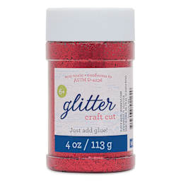 Sulyn Glitter - Red, Chunky, 4 oz Jar