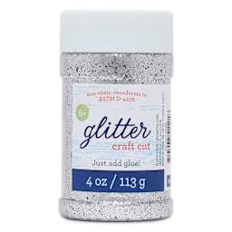 Sulyn Glitter - Silver, Chunky, 4 oz Jar