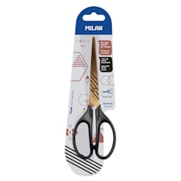 Milan Copper Series Office Scissors - Copper Black, 6-3/5", in packaging