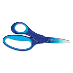 Fiskars Big Kids SoftGrip Ombre Left-Handed Scissors - Blue, 6" out of packaging
