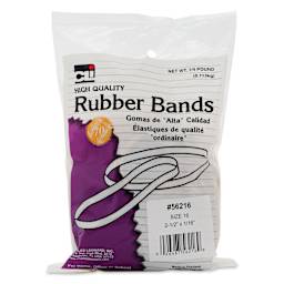 Charles Leonard High Quality Rubber Bands - Size 16, 1/4 lb Bag front of packaging