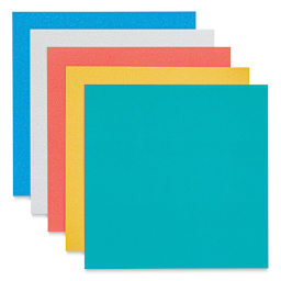 Aitoh Matt Metallic Origami Paper - Single-Sided, 6" x 6", Assorted Colors