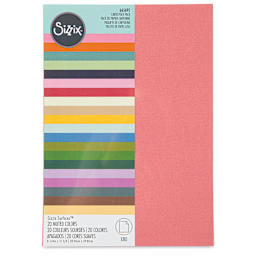 Sizzix Surfacez Cardstock Packs (front of packaging)