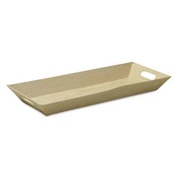 DecoPatch Paper Mache Tray - Rectangle, Large, 10-1/4" x 4-3/8" x 1-1/4", flat