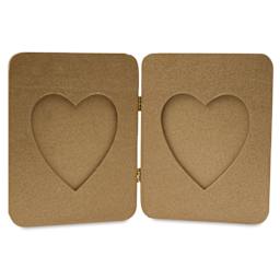 Decopatch Paper Mache Photo Album Frame - 7" x 5.5" x 0.59", opened