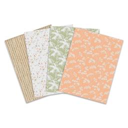 Decopatch Mix & Patch Paper Assortment - Set of 4, Terracotta, 30 cm x 40 cm