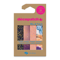 Decopatch Mix & Patch Paper Assortment - Set of 4, Magical, 30 cm x 40 cm front of packaging