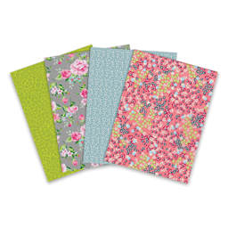 Decopatch Mix & Patch Paper Assortment - Set of 4, Royal Botanic Garden, 30 cm x 40 cm
