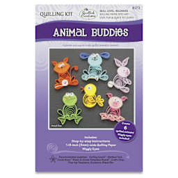 Quilled Creations Quilling Kit - Animal Buddies - front of packaging