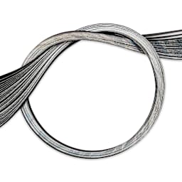 Quilled Creations Metallic Edge Gilded Quilling Paper - Pkg of 30, Holofoil Edge, Black, 1/8"
