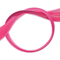 Quilled Creations Colored Edge Gilded Quilling Paper - Pink, 1/8"