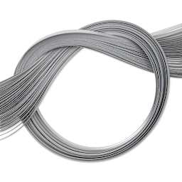 Quilled Creations Metallic Quilling Paper - Pkg of 50, Silver, 1/8"