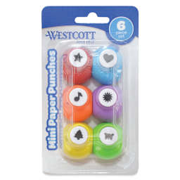Westcott Mini Paper Punches front of packaging