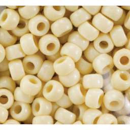 Cousin DIY Fun Pack Pony Beads - Pkg of 750, Neutral, 6 mm x 9 mm