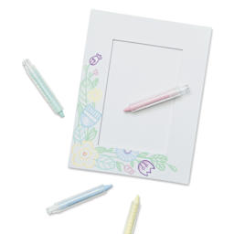Folia Cardboard Picture Frames - Set of 2, Rectangular, 10 cm x 15 cm showing in progress project