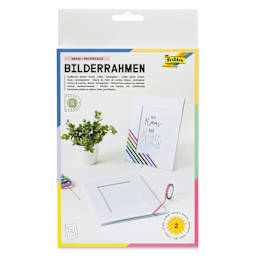 Folia Cardboard Picture Frames - Set of 2, Rectangular, 10 cm x 15 cm front of packaging