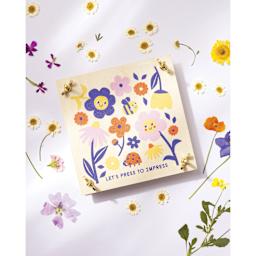 Folia Flower Press Kit showing completed project