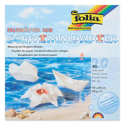 Folia Waterproof Origami Sheets - Pkg of 20, 20 cm x 20 cm front of packaging