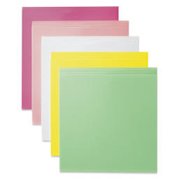 Folia Plastic Origami Folding Sheets - Pkg of 20, 5 Assorted Colors, 20 cm x 20 cm