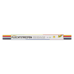Folia Paper Weaving Strips - Pkg of 200, Assorted, 0.6" x 20" front of packaging