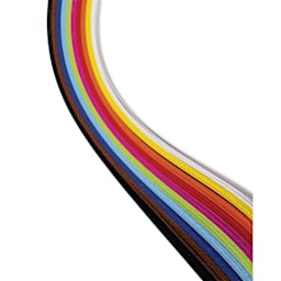 Folia Paper Weaving Strips - Pkg of 200, Assorted, 0.8" x 20" close up