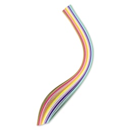 Folia Paper Weaving Strips - Pkg of 200, Assorted Pastels, 0.6" x 20"