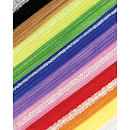 Folia Jumbo Chenille Mix - Pkg of 700, 13 Assorted Colors, 30 cm contents