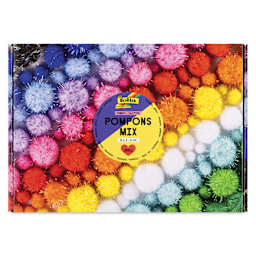 Folia Jumbo Pompons Mix - Glitter, 300 g front of packaging