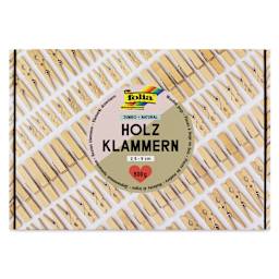 Folia Jumbo Wooden Peg Mix - Natural, 500 g front of packaging