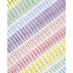 Folia Jumbo Wooden Peg Mix - Pastel, 500 g