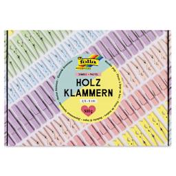Folia Jumbo Wooden Peg Mix - Pastel, 500 g front of packaging