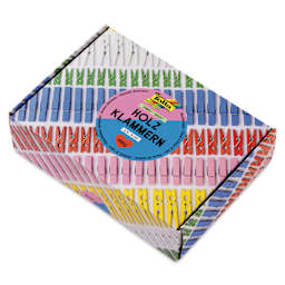Folia Jumbo Wooden Peg Mix - Basic, 500 g angled view of packaging