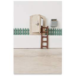 Decopatch Paper Mache Mouse House Accessories applied to project