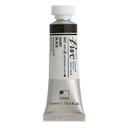 PWC Extra Fine Professional Watercolor - Ivory Black, 15 ml, Tube