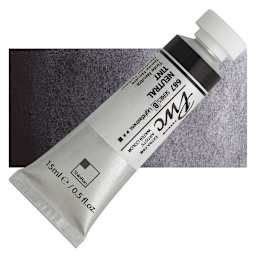 PWC Extra Fine Professional Watercolor - Neutral Tint, 15 ml, Swatch with Tube and swatch
