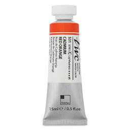 ShinHan PWC Extra Fine Professional Watercolor - Cadmium Red Orange, 15 ml, Tube