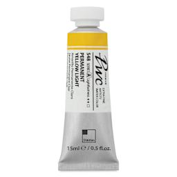 ShinHan PWC Extra Fine Professional Watercolor - Permanent Yellow Light, 15 ml, Tube