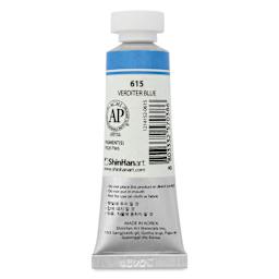 PWC Extra Fine Professional Watercolor - Verditer Blue swatch back