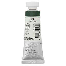 PWC Extra Fine Professional Watercolor - Terre Verte, 15 ml, Tube back