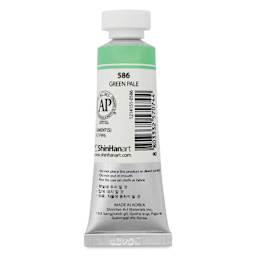 PWC Extra Fine Professional Watercolor - Green Pale, 15 ml, Tube back
