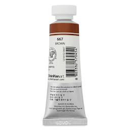 PWC Extra Fine Professional Watercolor - Brown, 15 ml, Tube back