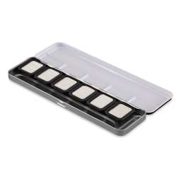 Finetec Premium Watercolor Pans Set - Iridescent High Sparkle, Set of 6