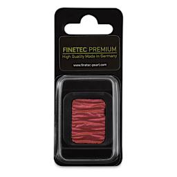 Finetec Premium Watercolor Pan - Red/Gold (Flip-Flop), In packaging.