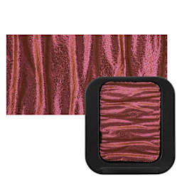Finetec Premium Watercolor Pan - Red/Gold (Flip-Flop) pan and swatch