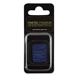 Finetec Premium Watercolor Pan - Neon Blue, In packaging.