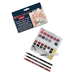 Derwent Shade & Tone Mixed Media Set, 12-Color Set